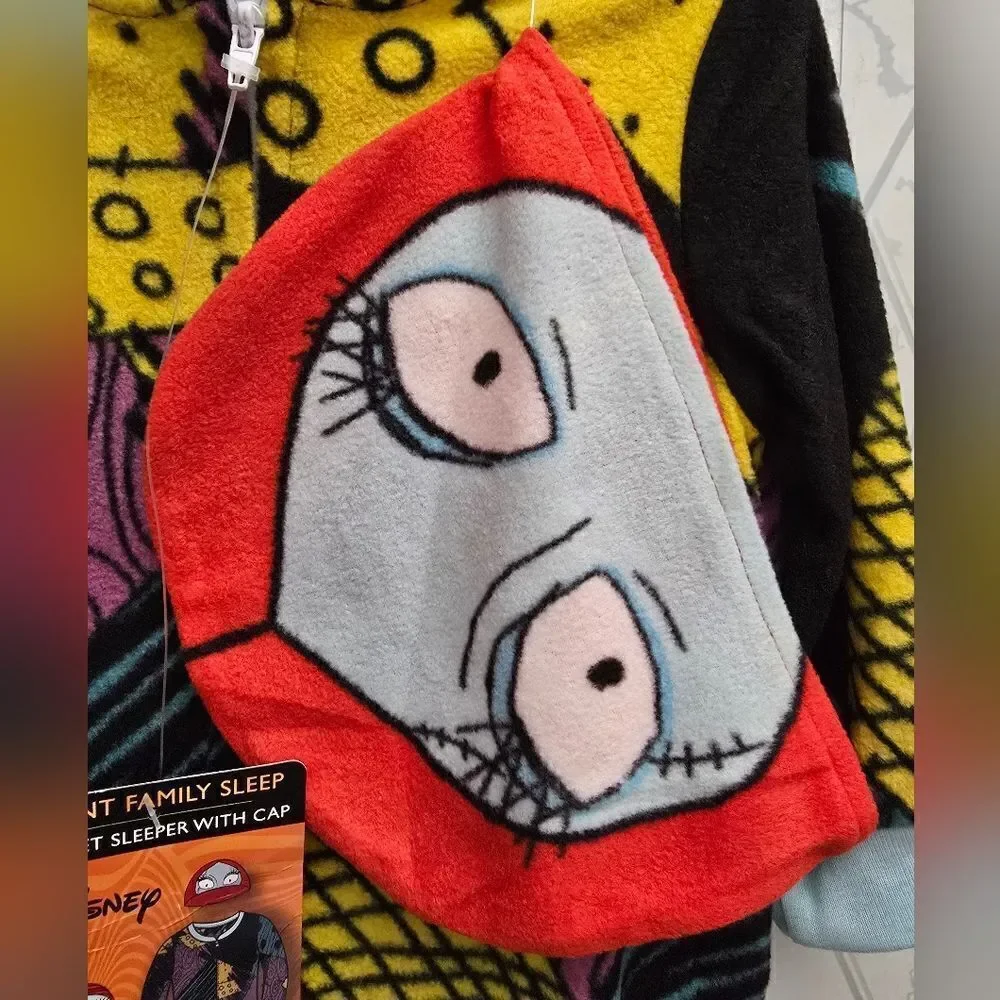 Nightmare Before Christmas Sally Costume Toddler Blanket Sleeper w Hat